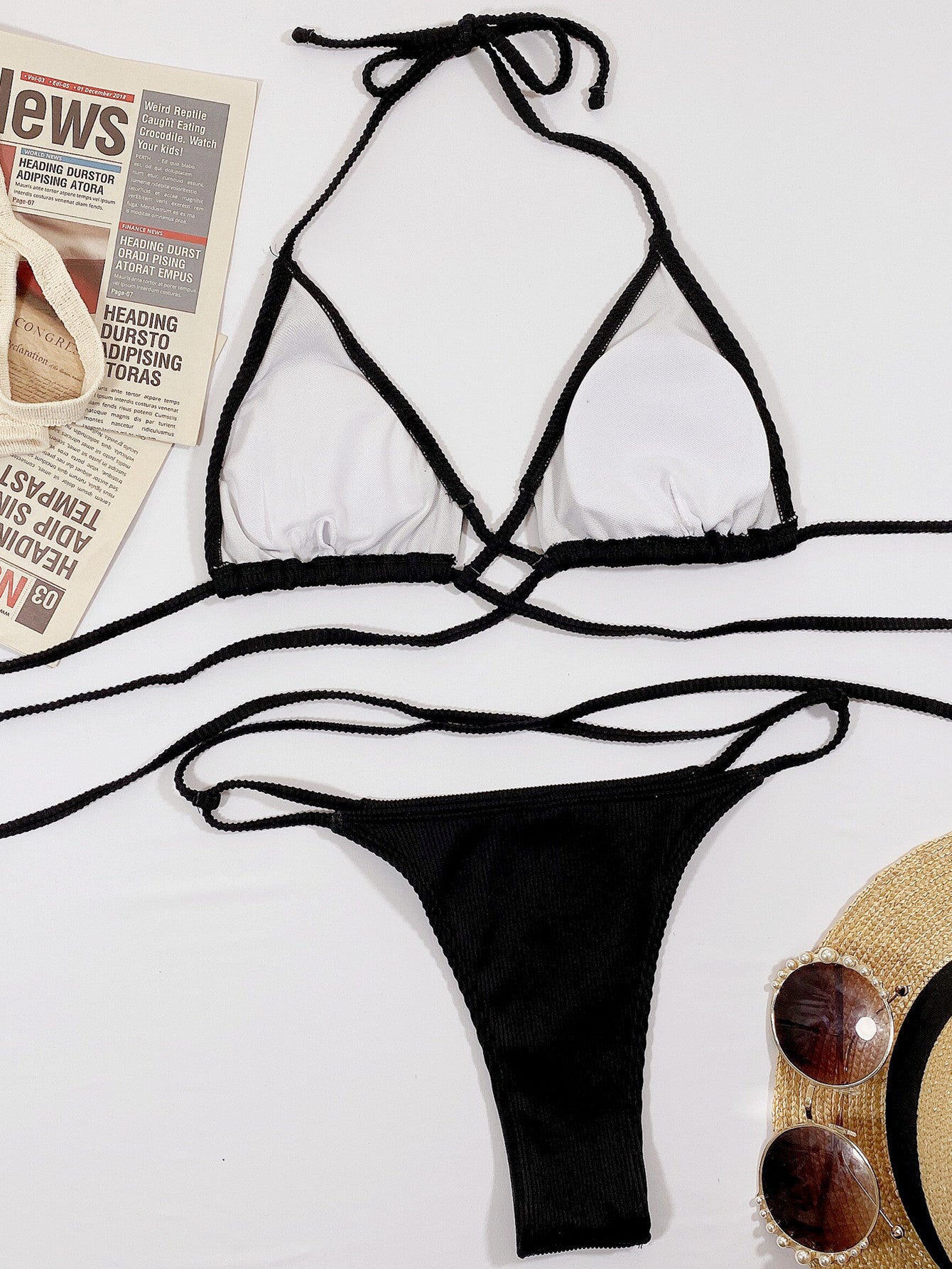 Get ready for the beach with our stunning bikini set, designed for ultimate style and comfort.