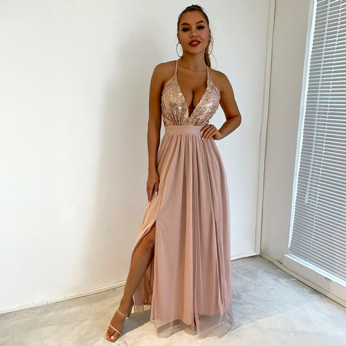 Jaqueline HIgh Split Dresses