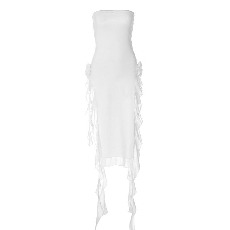 Embrace alluring elegance with our high-slit dress, designed to make a statement wherever you go.
