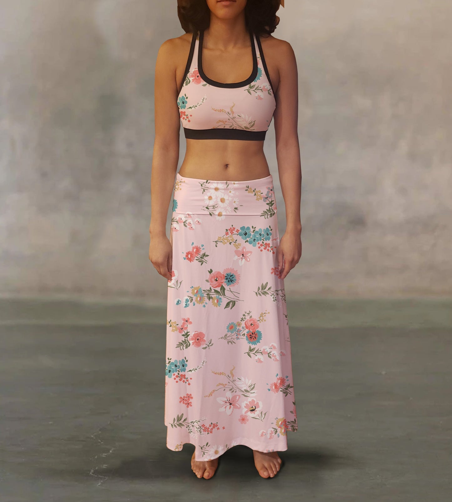 Ankle-Length Skirt: A graceful skirt that falls to the ankle, offering a timeless and elegant style.