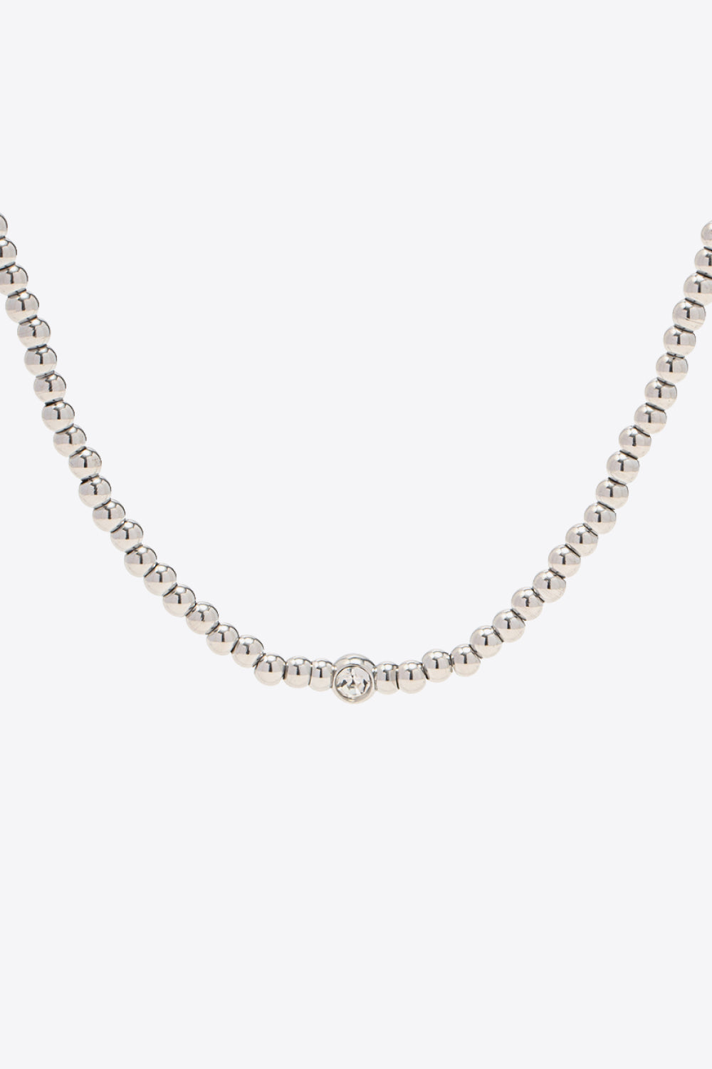 Modern Stainless Steel Necklace: A contemporary and sleek necklace crafted from stainless steel, perfect for a stylish and durable accessory.