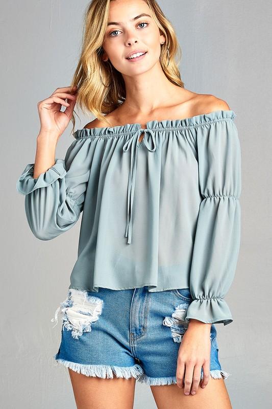 Elevate your style with our off shoulder top collection. Experience chic comfort like never before.
