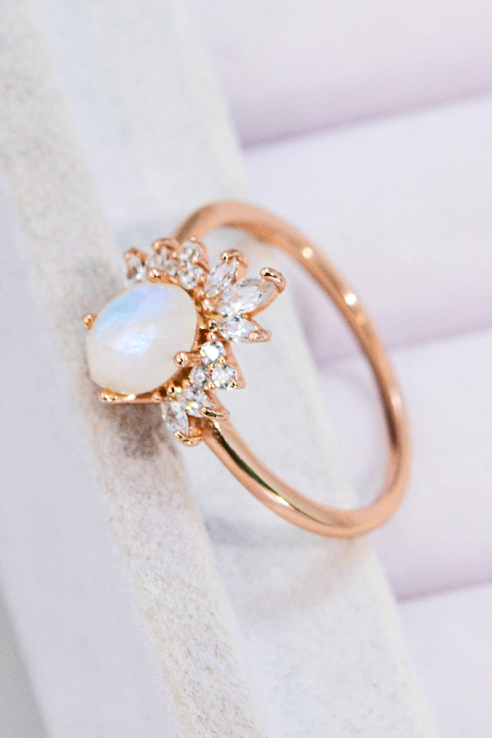 Aura Natural Moonstone Ring