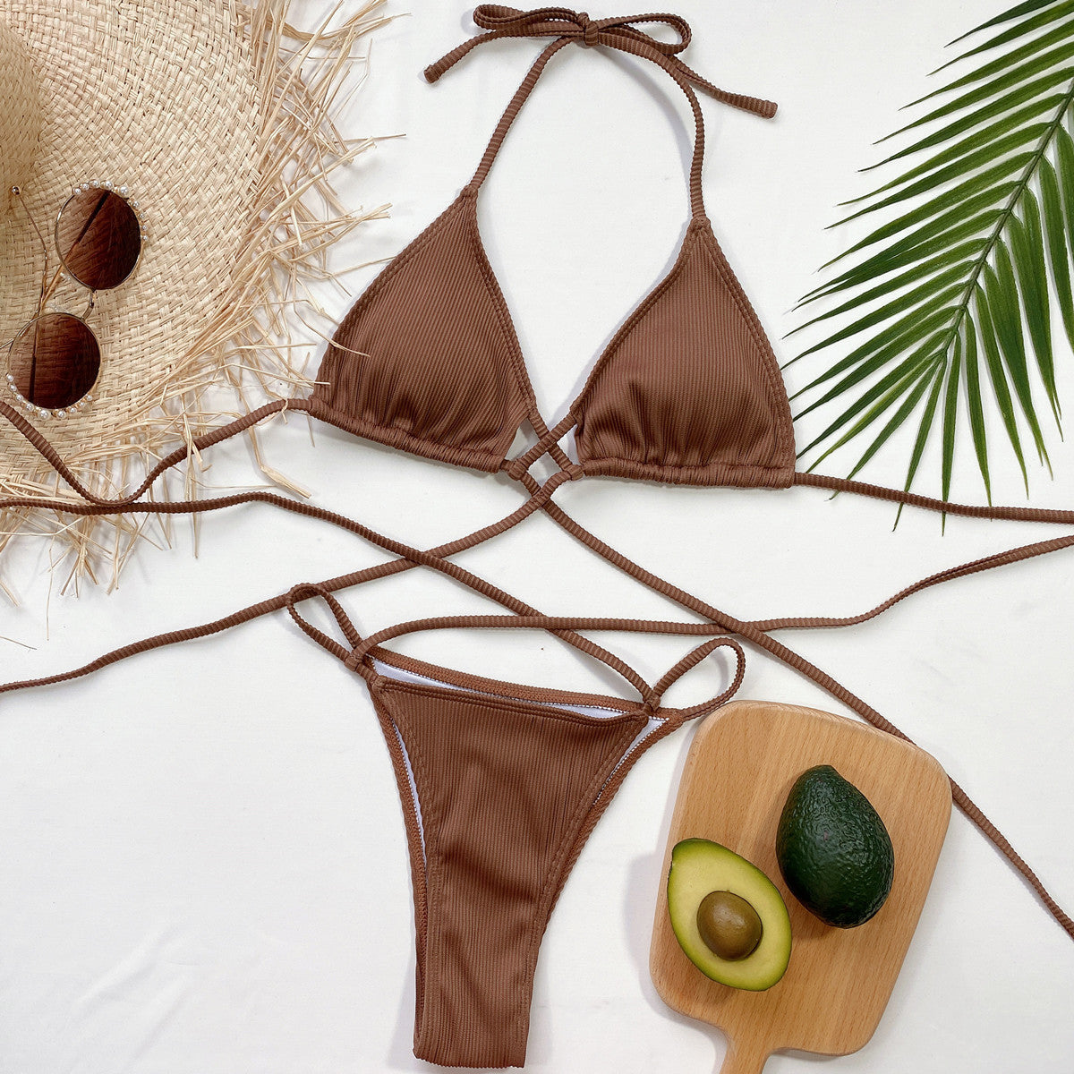 Get ready for the beach with our stunning bikini set, designed for ultimate style and comfort.