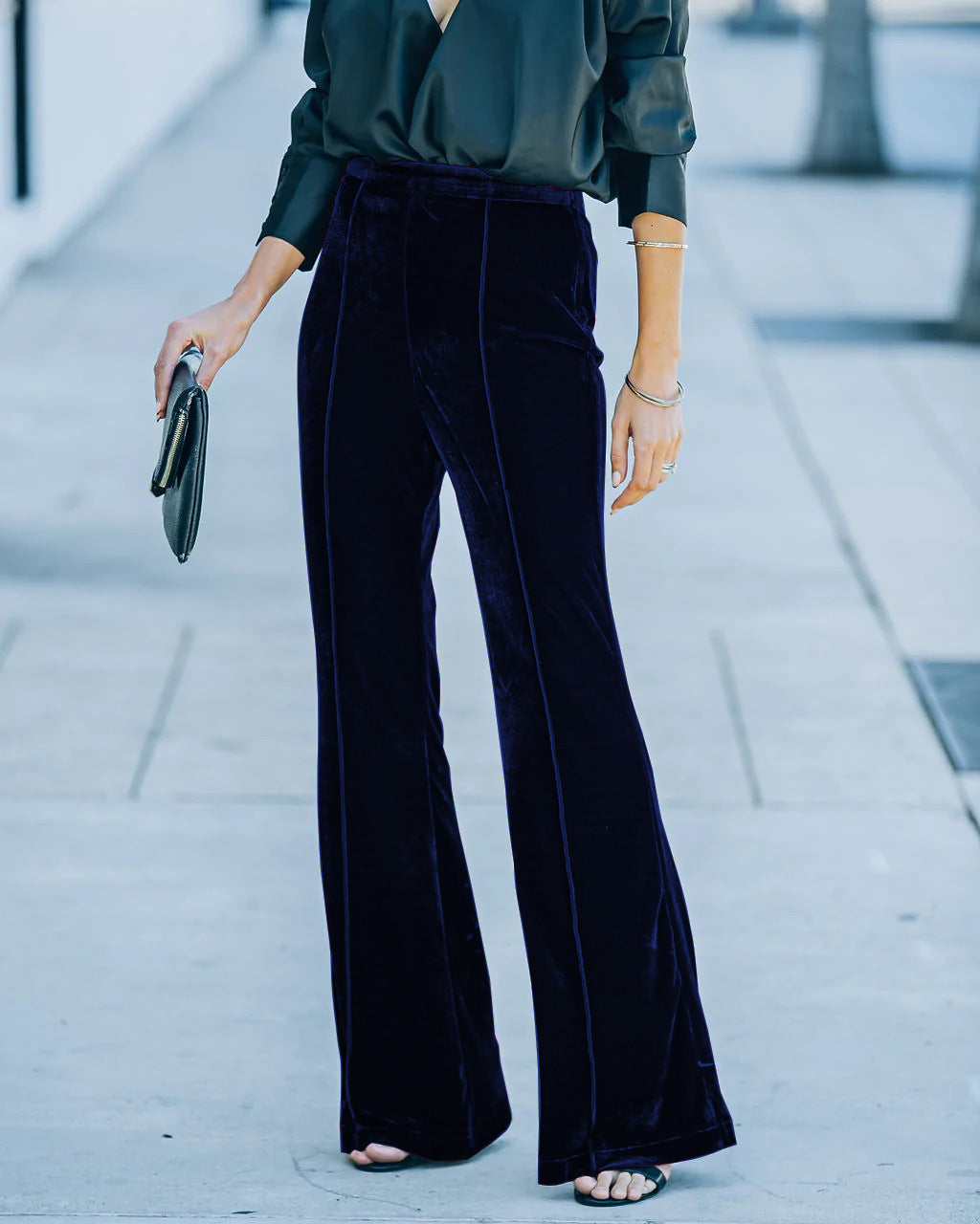 Indulge in luxury and style with our Valerie Velvet Pants. Elevate your wardrobe with our collection of women's velvet pants designed for comfort and sophistication.