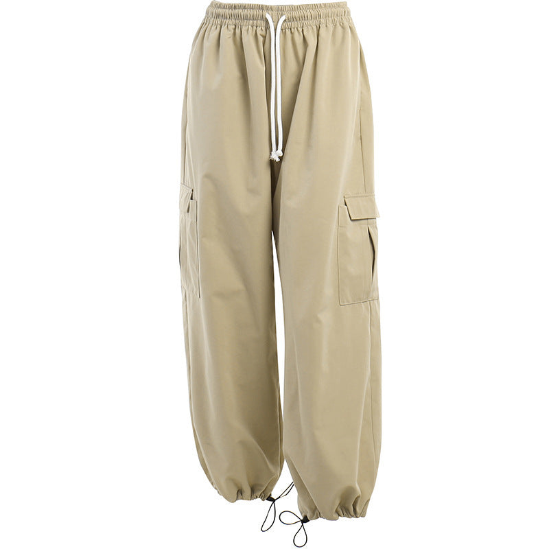Loose-fit leg pants, known for their relaxed and roomy design for a comfortable and laid-back style.