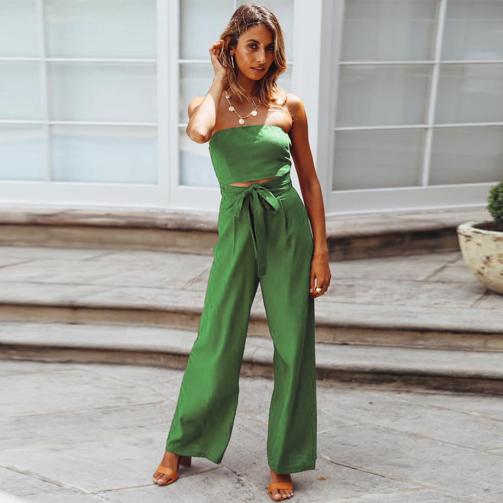 Bodycon Jumpsuit: A sleek and form-fitting one-piece outfit, perfect for showcasing your curves and making a bold fashion statement.