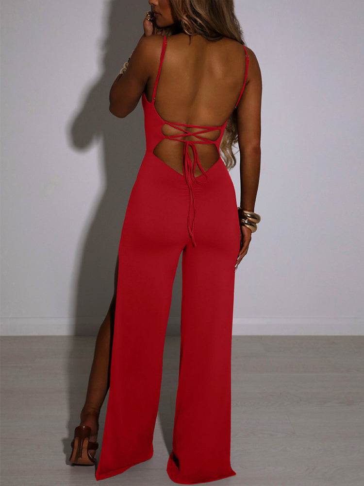 Explore our collection of sleek backless jumpsuits. Make a statement with these elegant and daring pieces. Shop now for a captivating look!