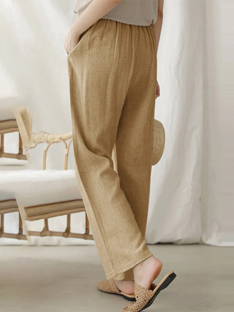 Stay fashionable and enhance your figure with our high waisted pant, designed to accentuate your style.