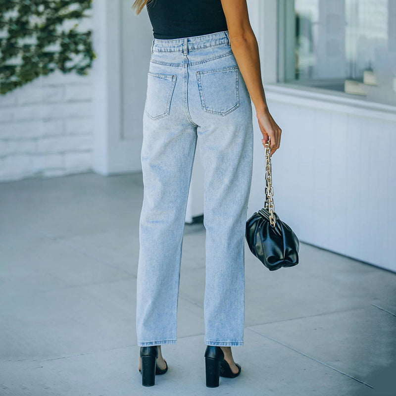 Discover timeless style and comfort with our Riley Wide Leg Jeans. Elevate your denim game with our collection of wide leg jeans designed for women.
