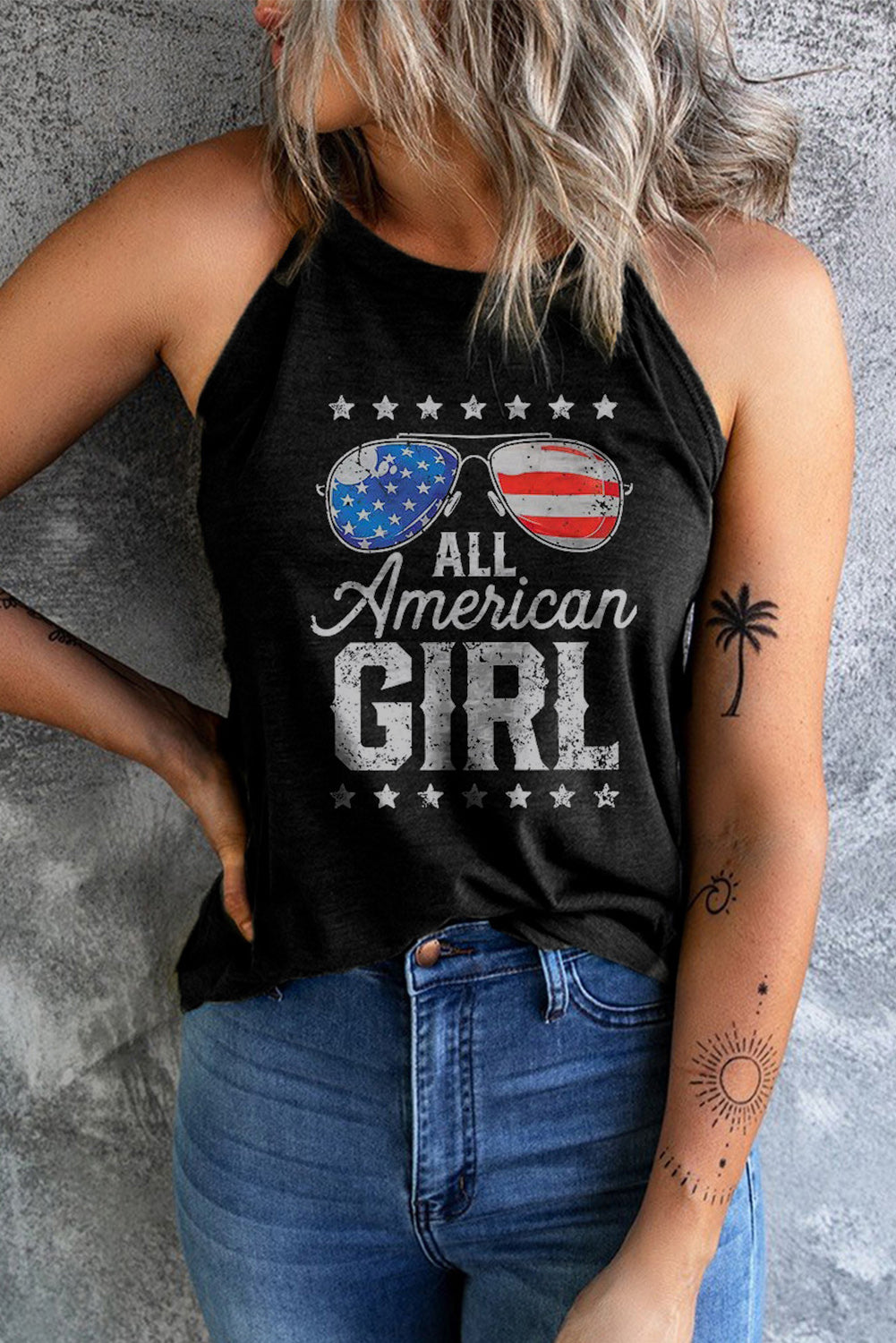 Explore the world of graphic tanks with our America Tank collection. Elevate your casual style with these trendy graphic tanks.