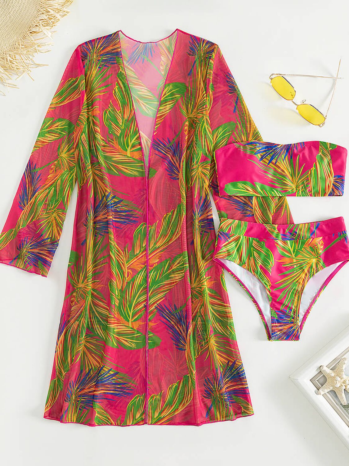 Elevate your beach style with our Roe Swimsuit & Cover-Up Sets. Discover fashion and versatility in our collection of women's swimsuit and cover-up sets designed for a chic and confident beach look.