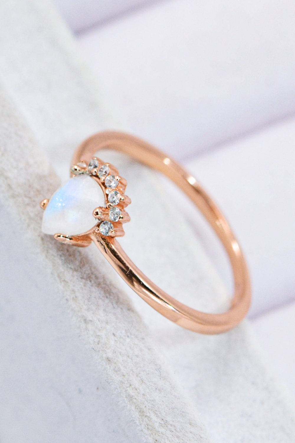 Asteria Natural Moonstone Ring