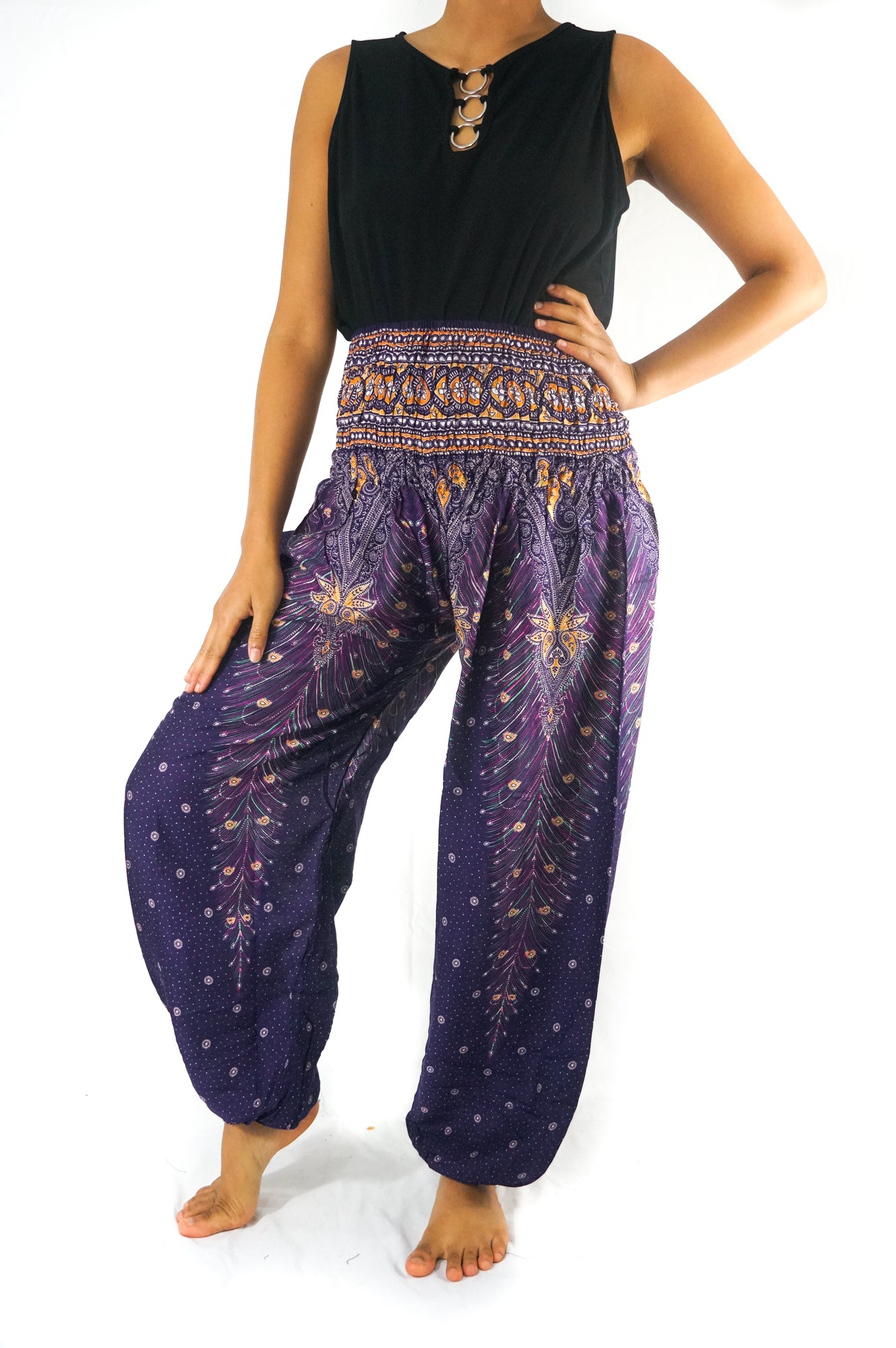 Stay comfortable and stylish in our boho pant, perfect for a relaxed yet fashionable look.