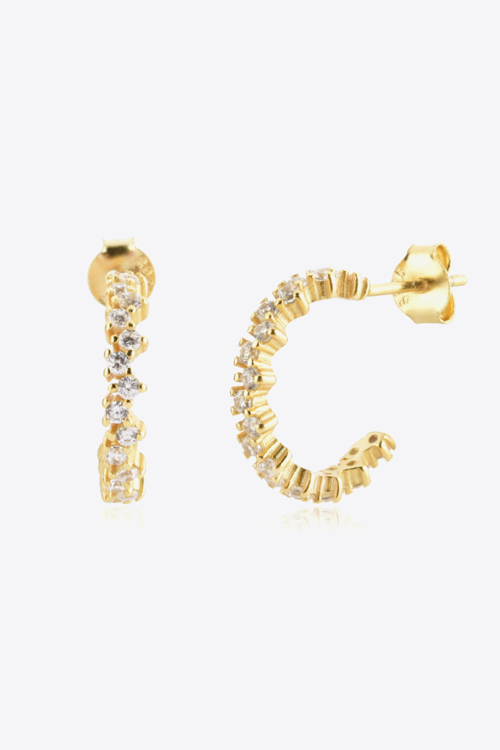 Imported C-Hoop Earrings: Stylish hoop-shaped earrings that have been imported, adding a touch of international flair to your jewelry collection.