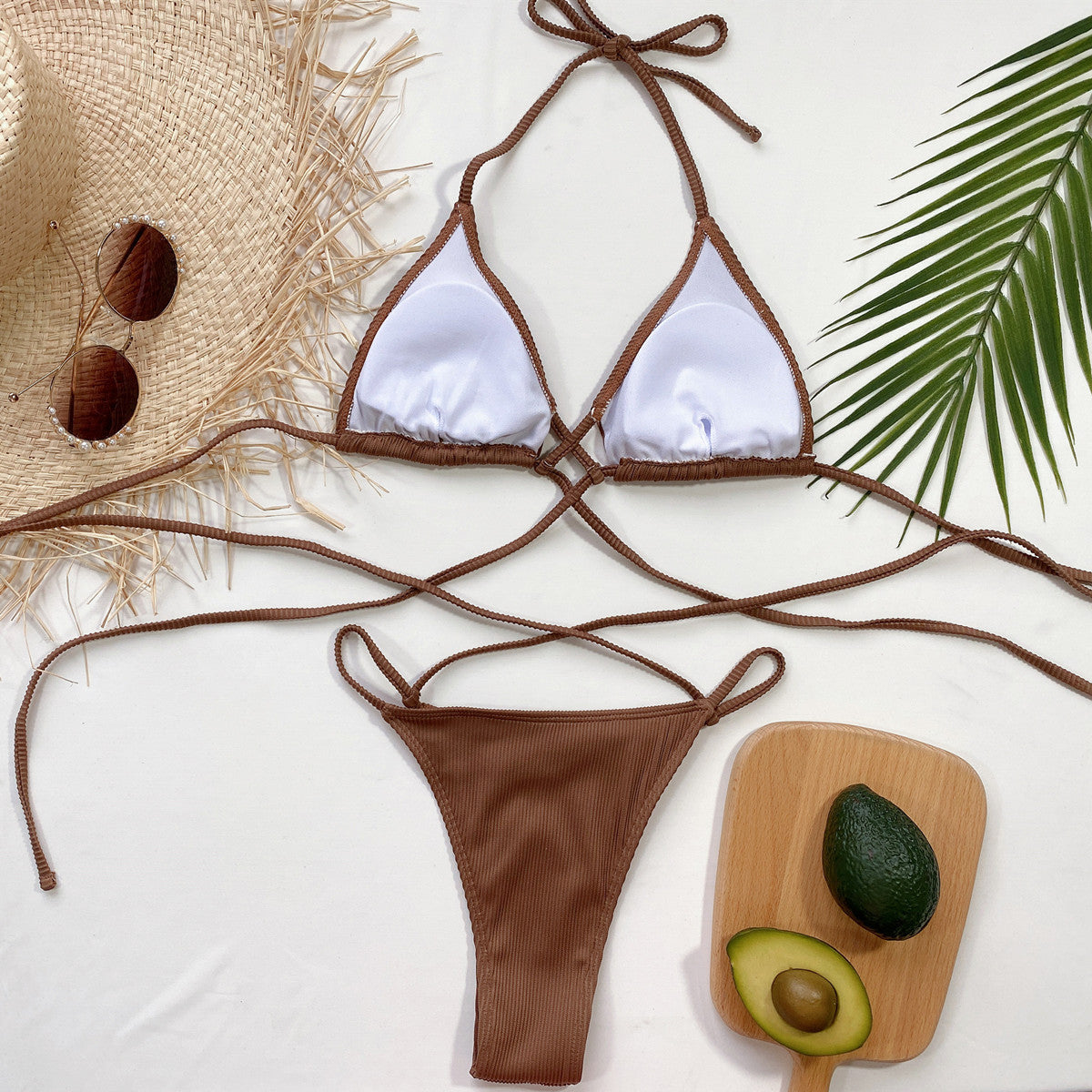 Get ready for the beach with our stunning bikini set, designed for ultimate style and comfort.