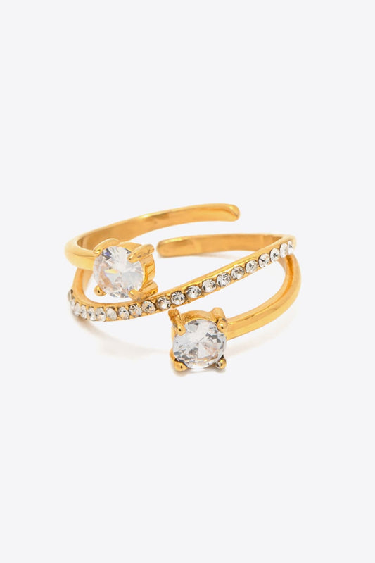Bypass Ring: A type of ring with a design where the two ends of the band appear to overlap or bypass each other, creating a unique and stylish look.