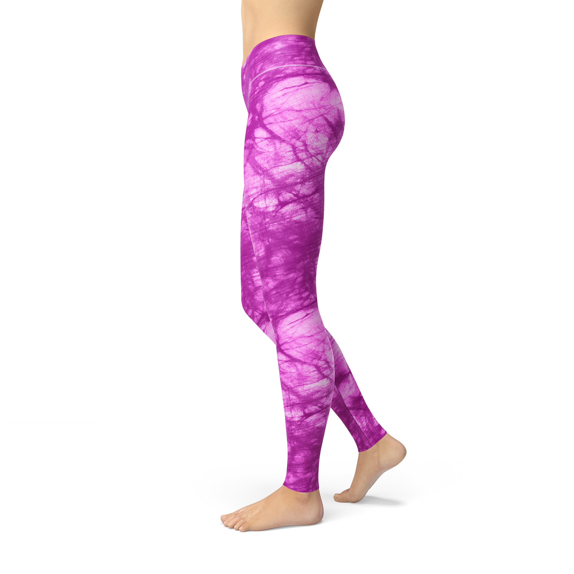 Add a pop of color to your activewear collection with our Pink Batik Leggings. Designed for both style and comfort, these leggings will elevate your workout game.