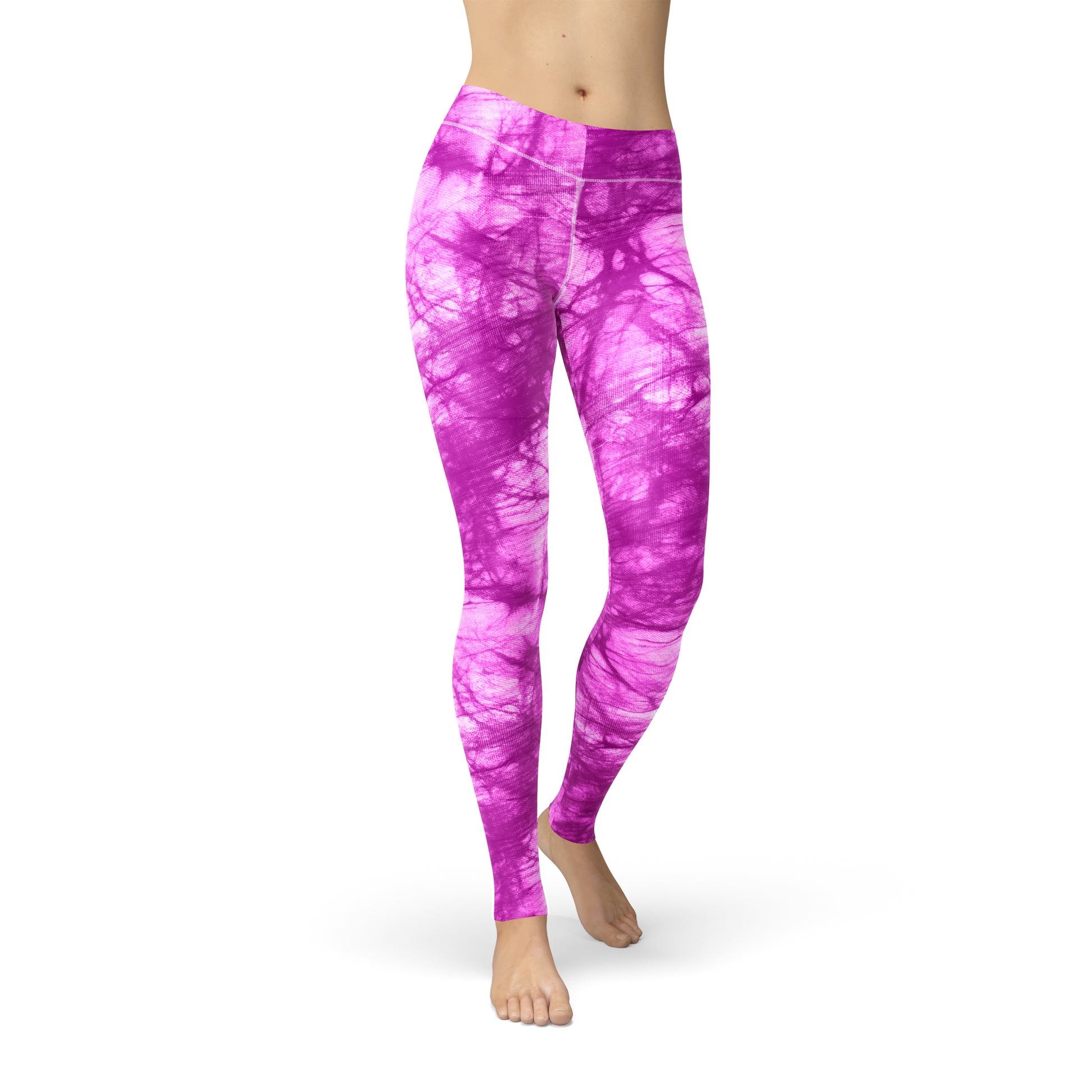 Add a pop of color to your activewear collection with our Pink Batik Leggings. Designed for both style and comfort, these leggings will elevate your workout game.