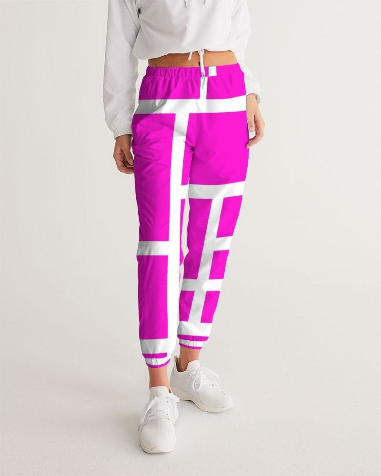 Pink Track Pants' - Track pants in the color pink, providing a stylish and comfortable option for your athletic or casual attire.