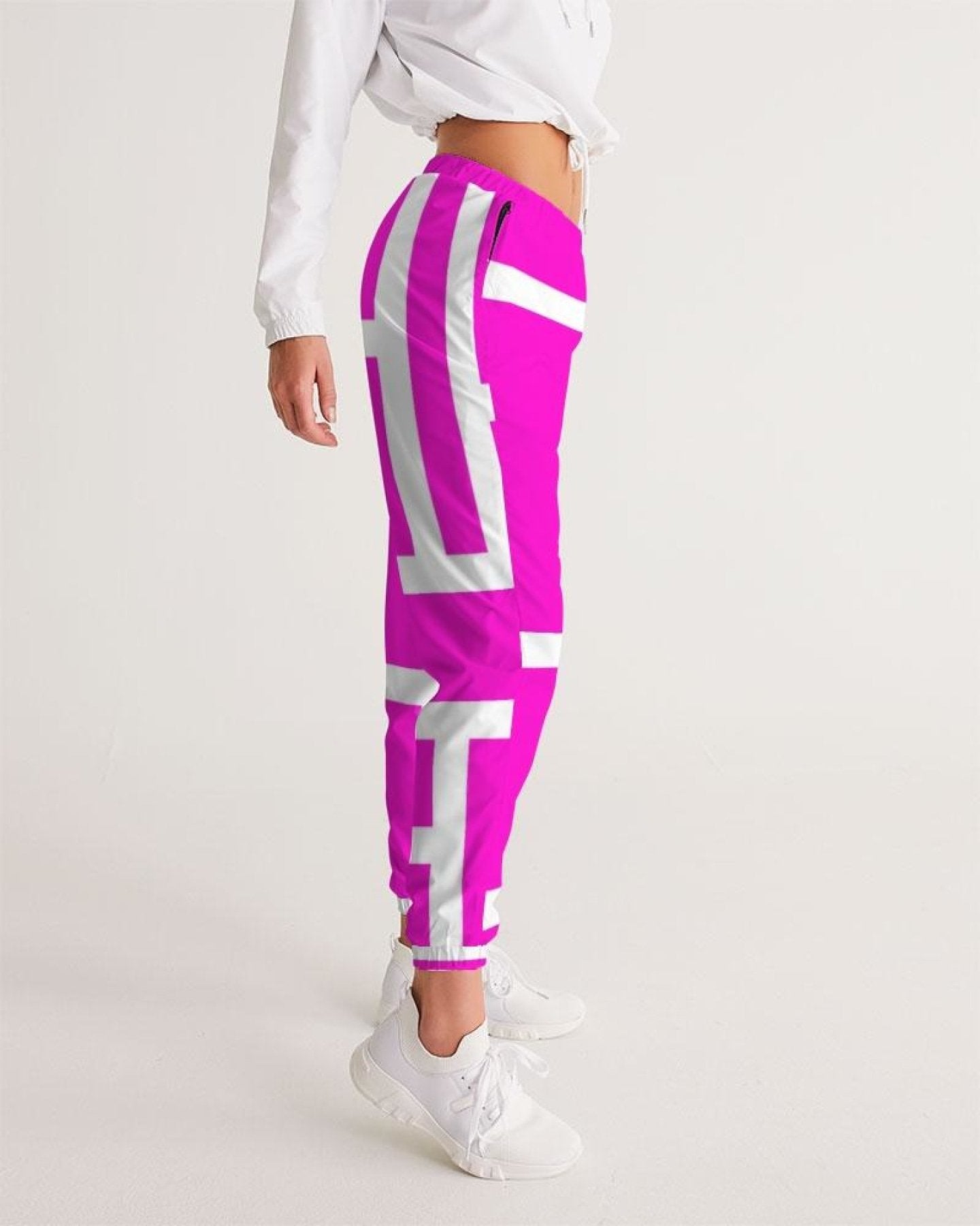 Pink Track Pants' - Track pants in the color pink, providing a stylish and comfortable option for your athletic or casual attire.